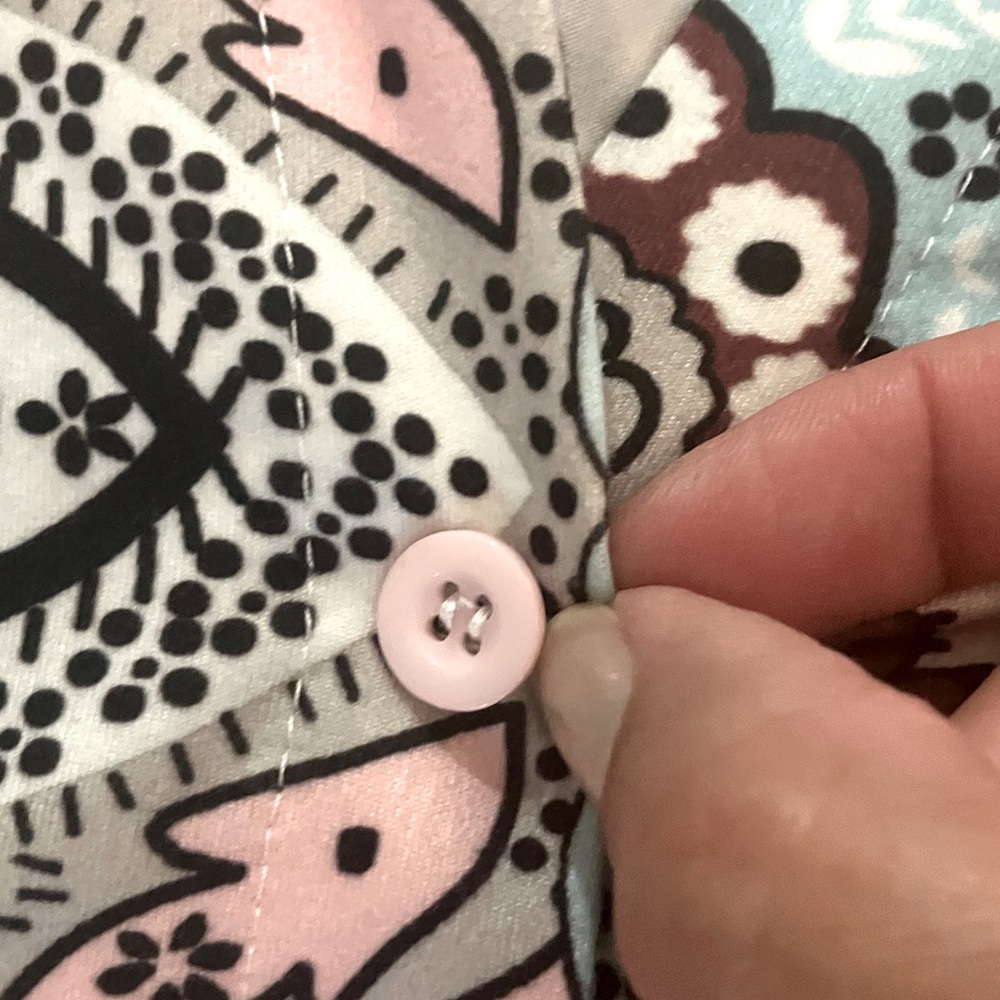 Colorful Patterned Long Sleeve Top - Picture 4 of 10